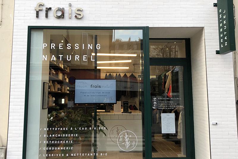 Pressing. frais, une nouvelle enseigne parisienne