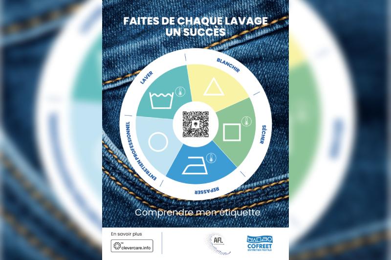 Campagne Cofreet-AFL pour le bon entretien des textiles