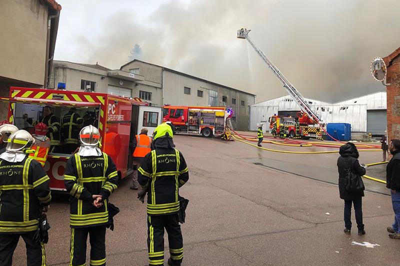 Textile. Le site de Poyet Motte partiellement détruit par un incendie