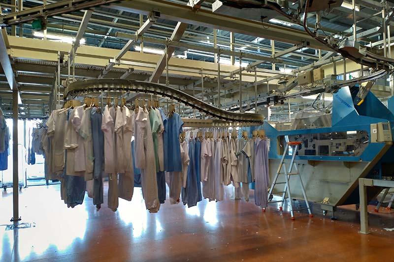 Automatisation du linge de résidents à la blanchisserie Toulousaine de Santé